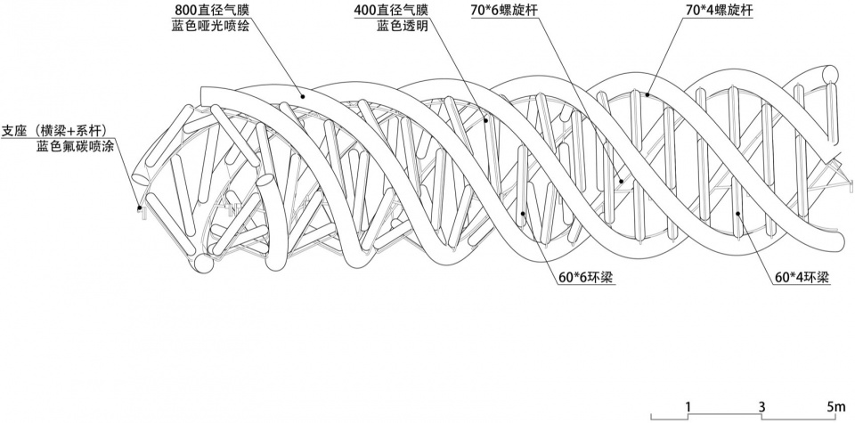 旋膜廊桥和六角金星丨中国上海丨众建筑,众建筑&友谊万岁-89