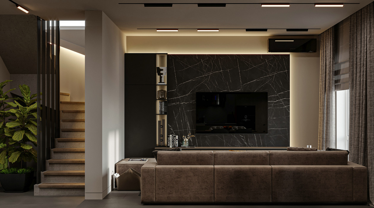 暖棕色系公寓设计-4