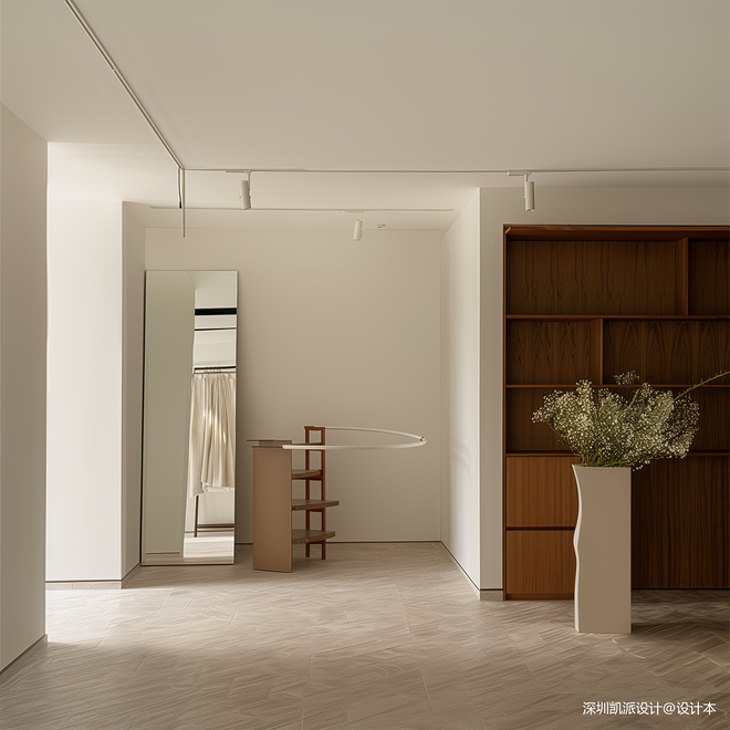 65万元商业展示450平米装修案例·高级感的服装空间设计-25