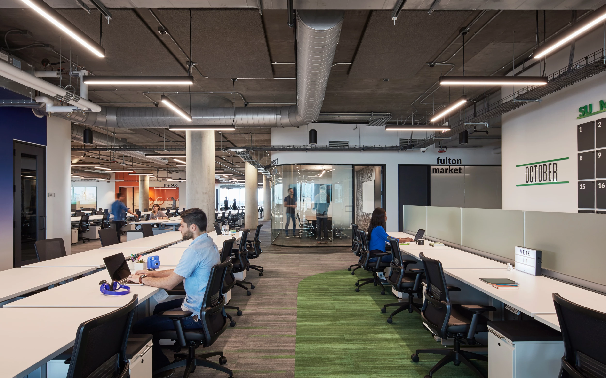 芝加哥 Glassdoor 办公室——现代都市中的活力空间-26