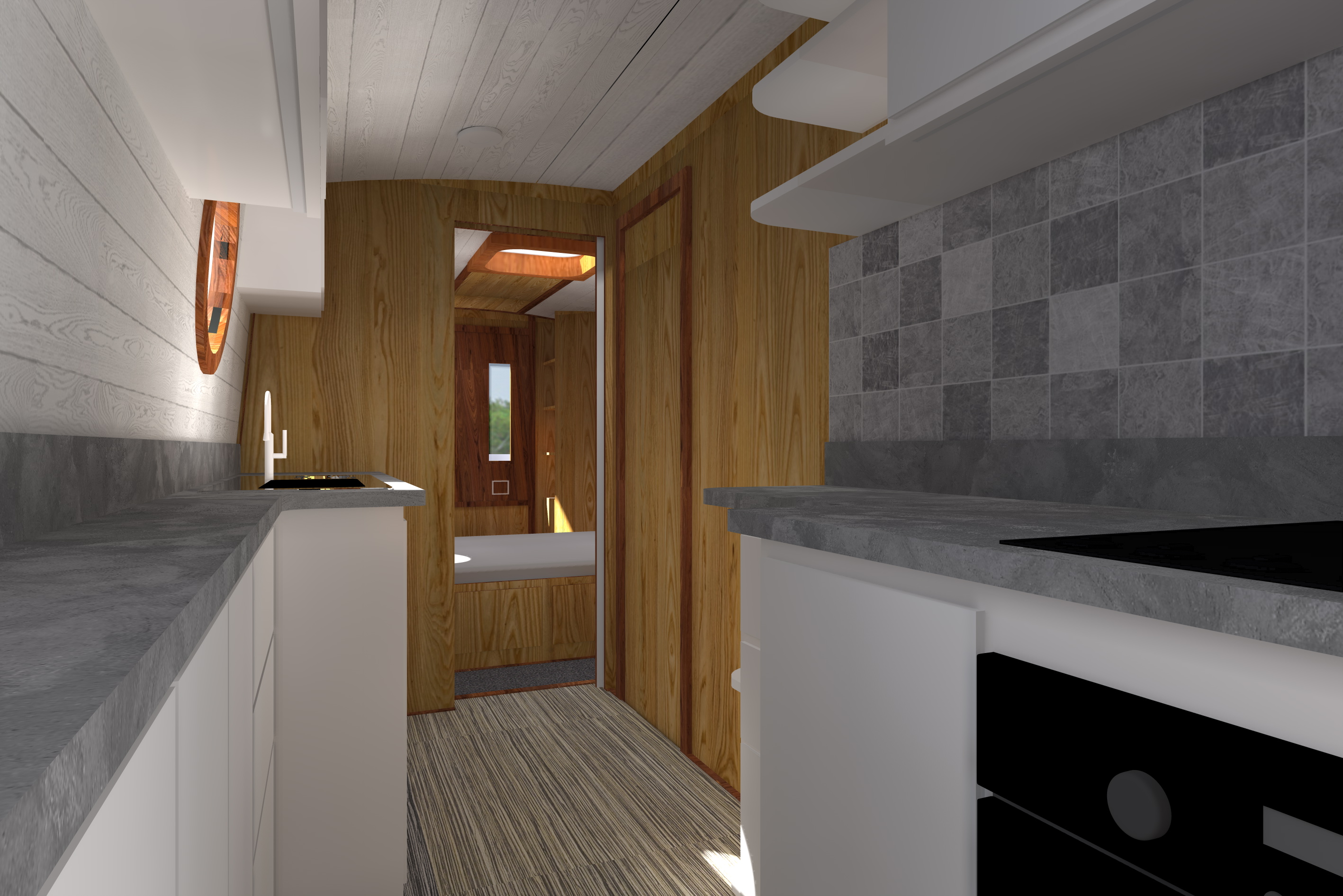 CANAL BOAT TB2 layout VCB-6