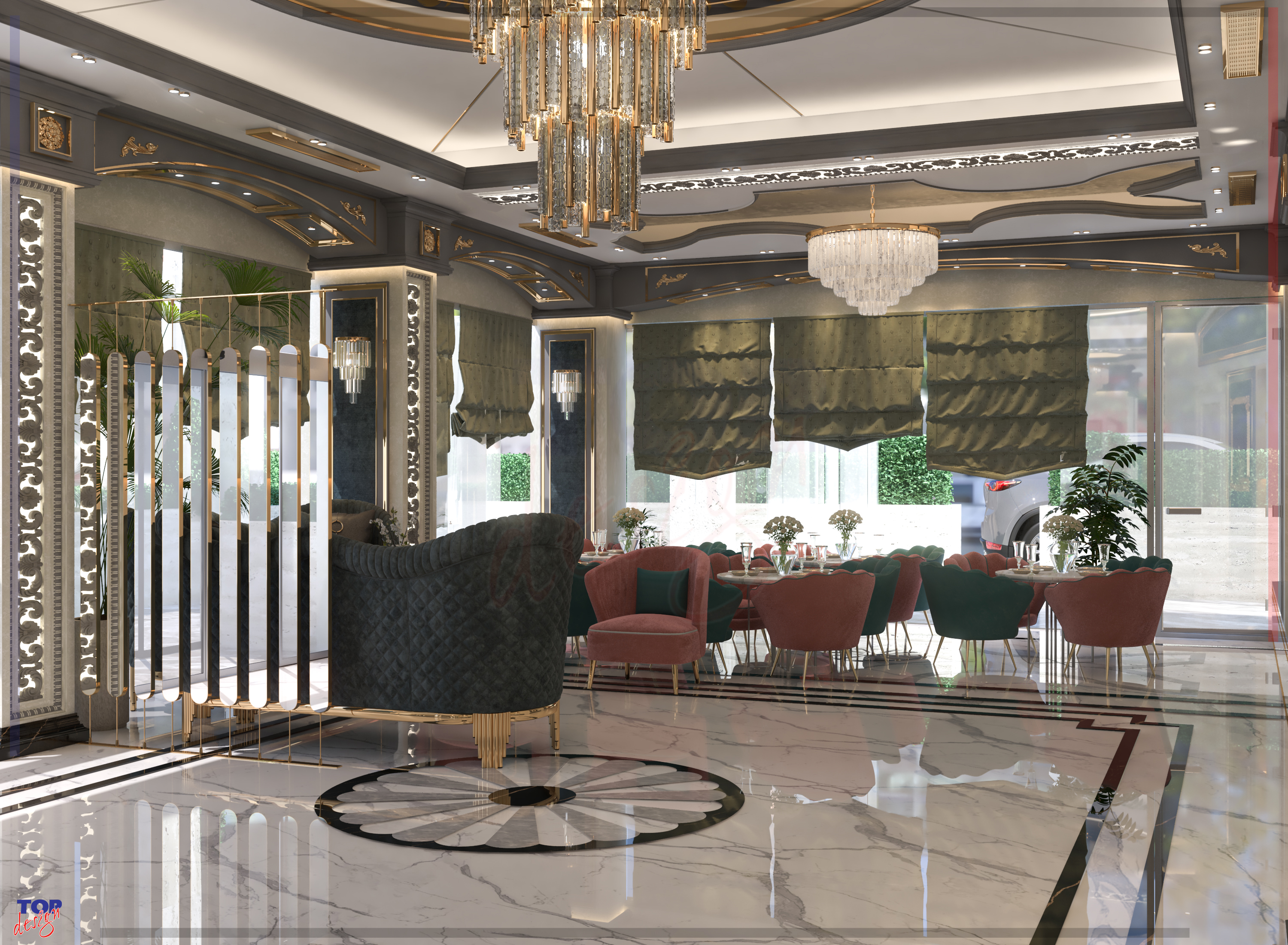 酒店入口和咖啡馆二期丨Top Design Office-8