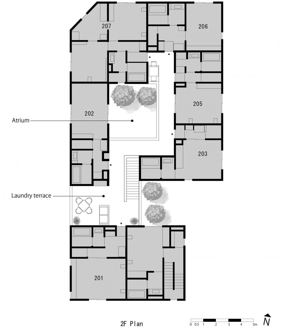 大阪共享居住住宅丨日本大阪丨T2P Architects office-22