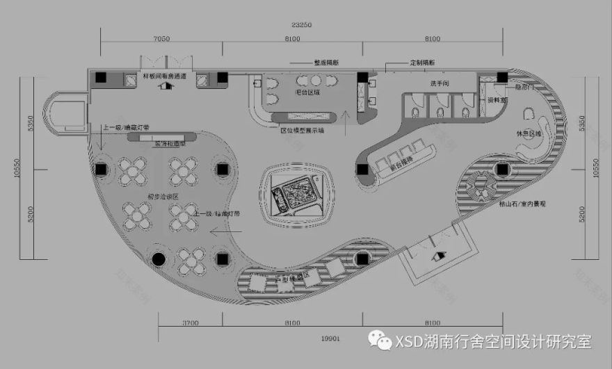 《曲韵》藏地之舞——现代风格售楼中心设计-17