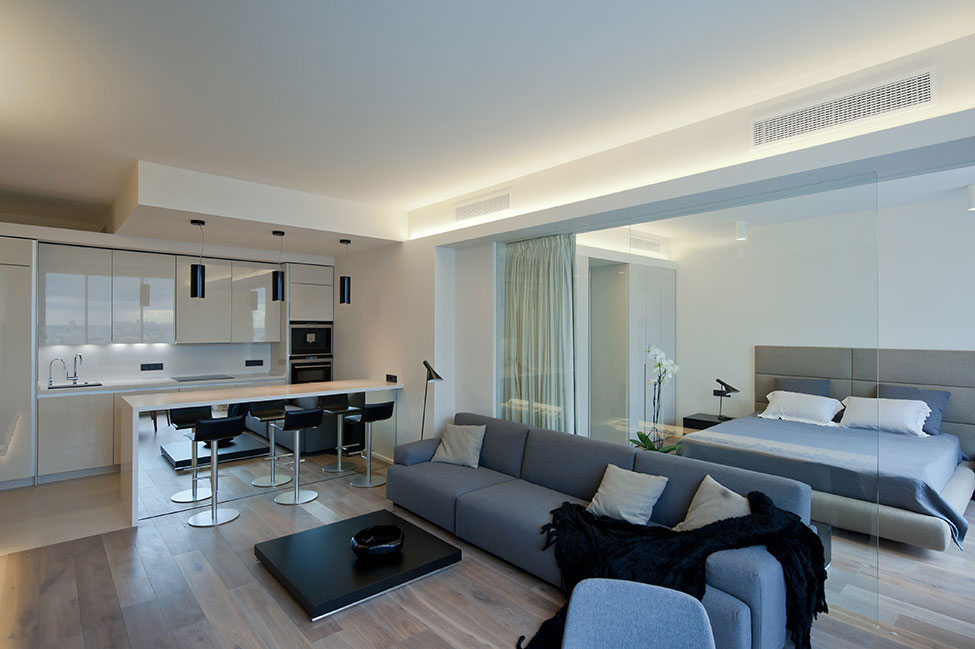 莫斯科带全景窗公寓室内设计项目丨俄罗斯莫斯科丨Алексей Николашин（SL*project建筑师）-8