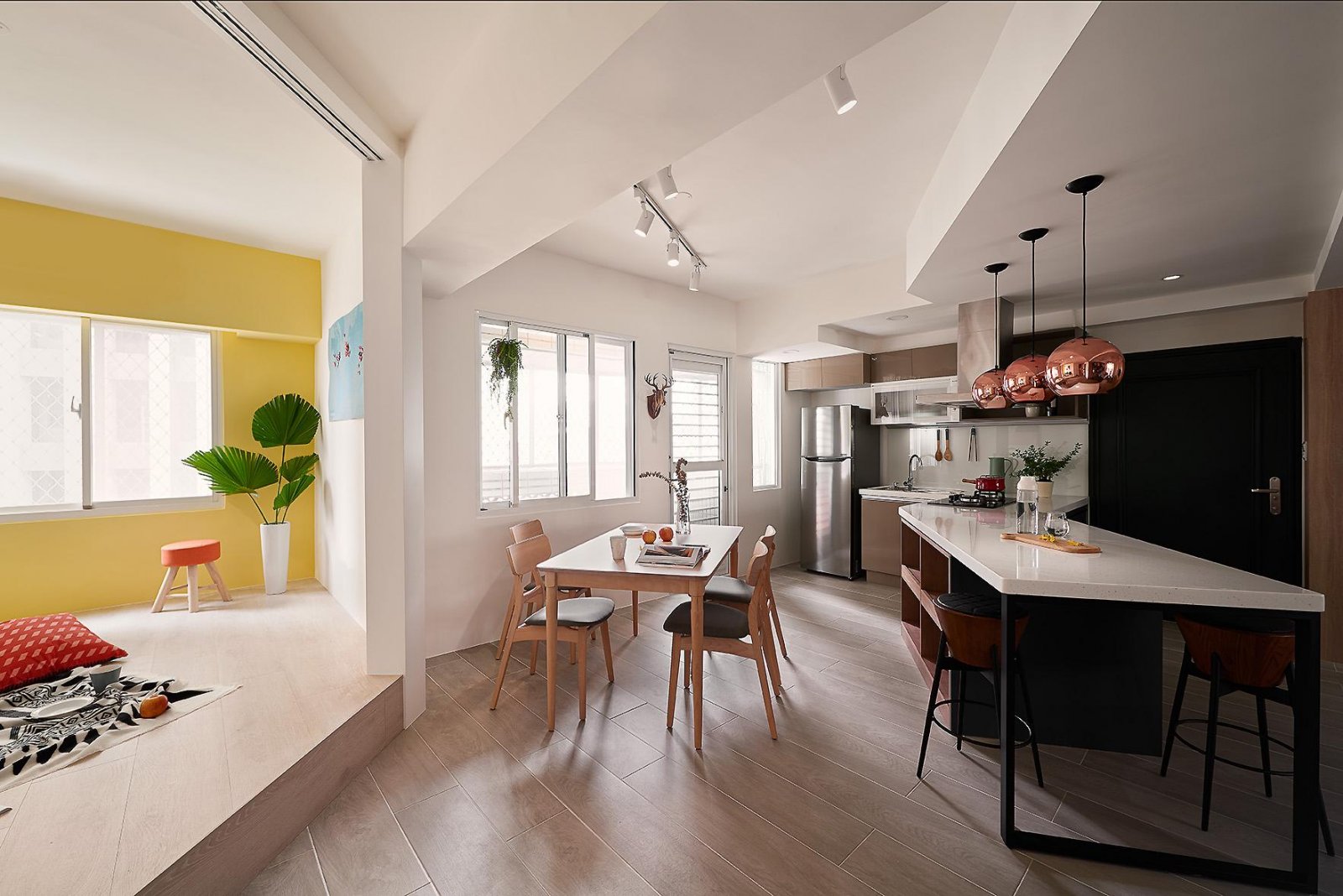 疗愈系的缤纷宅  巢空间室内设计-7