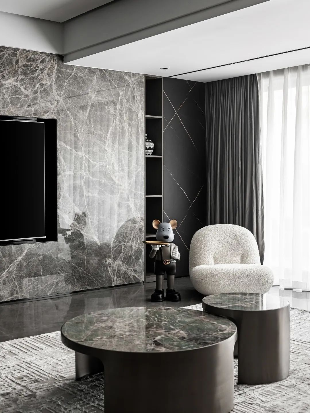 都市理想家,现代轻奢风大平层设计案例解析丨布尔空间设计-37