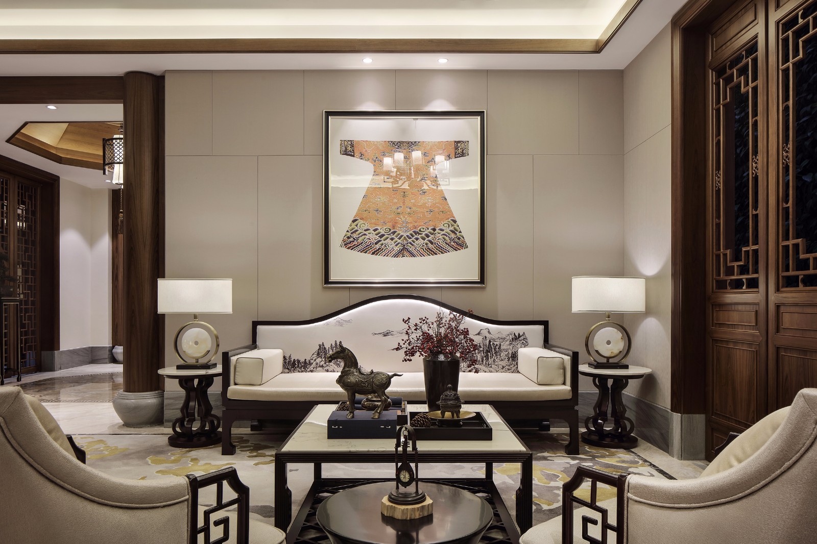 汕头龙光御海天禧大独栋V1别墅样板房  创域设计-49