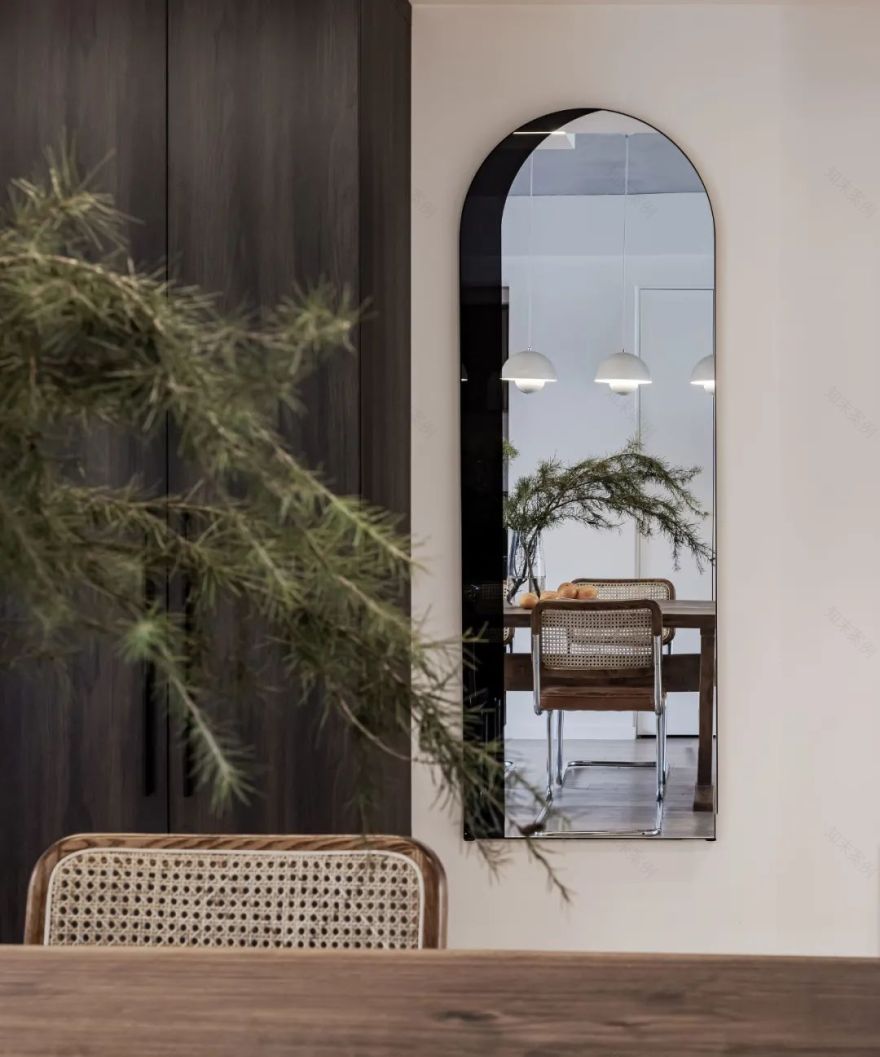 水泥漆+原木,感受极简的温度 | 吾索设计-26