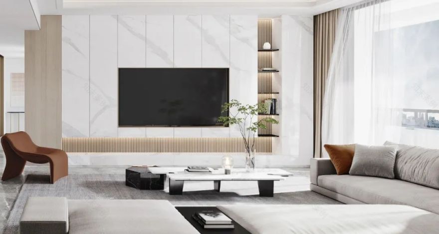 武汉品承设计 || 万科·御玺滨江 || 现代简约 || 225m²-53