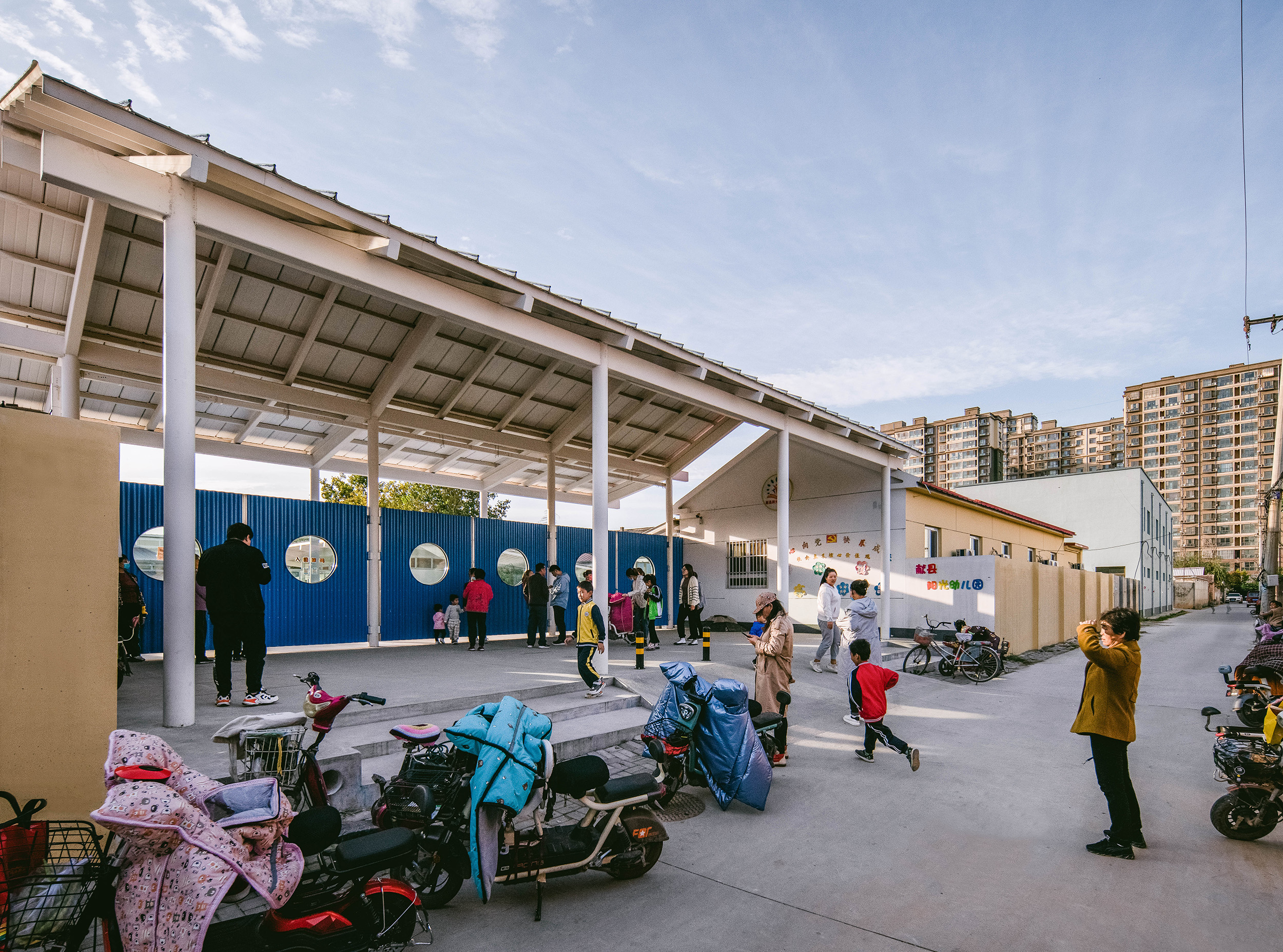 探学环  献县阳光幼儿园:环廊将新旧空间串联丨中国河北丨众建筑-12