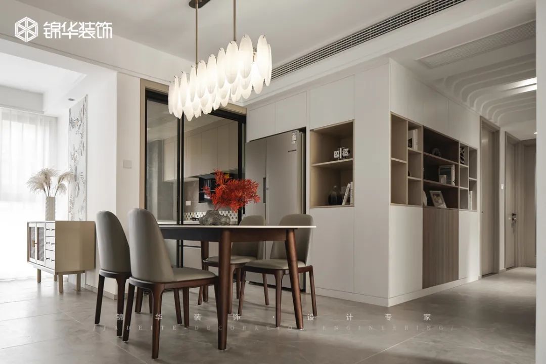 145㎡现代混搭新房丨锦华装饰-29