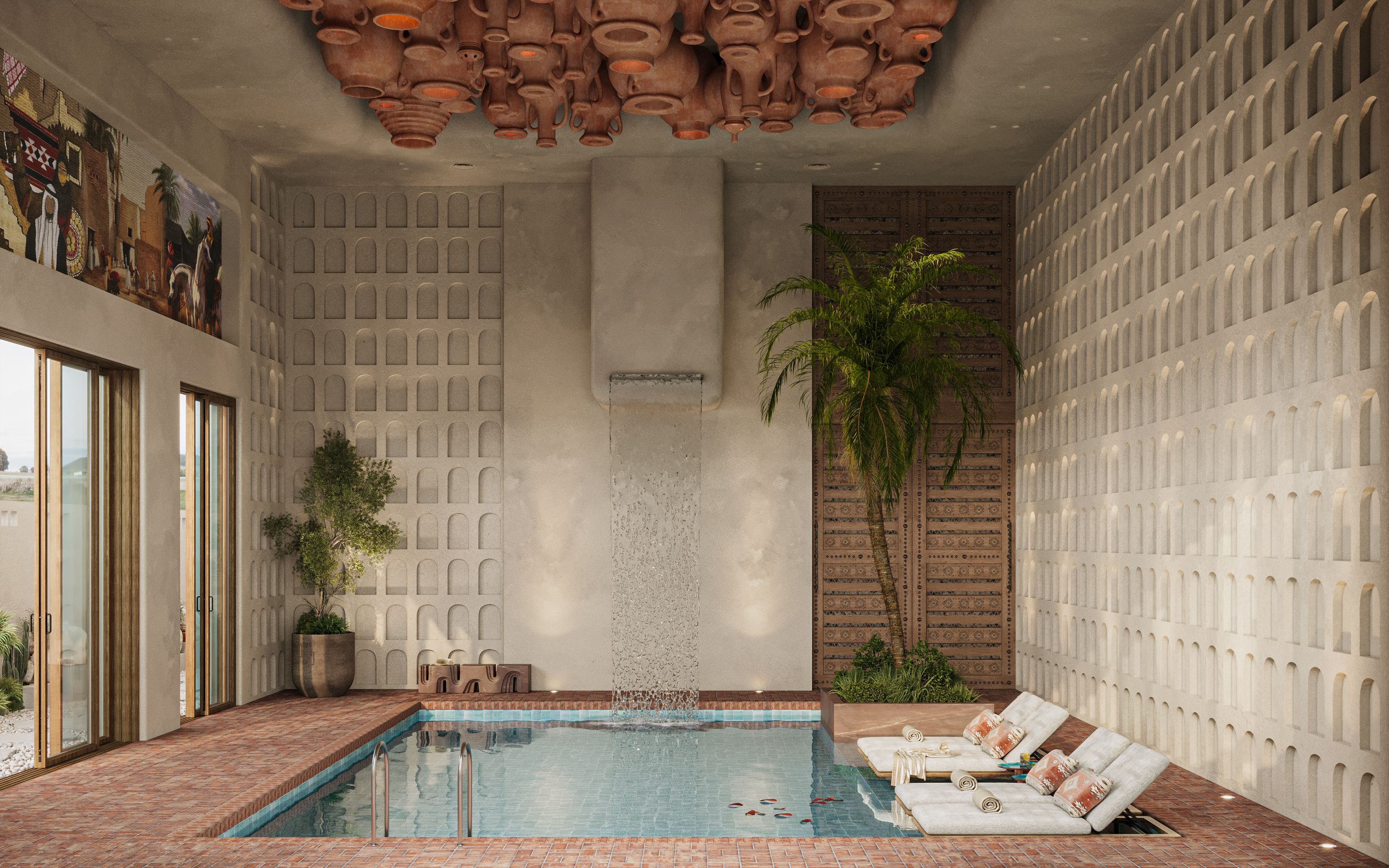 ABHA HOTEL POOL（ABHA酒店泳池）丨沙特阿拉伯丨SHI studio-9