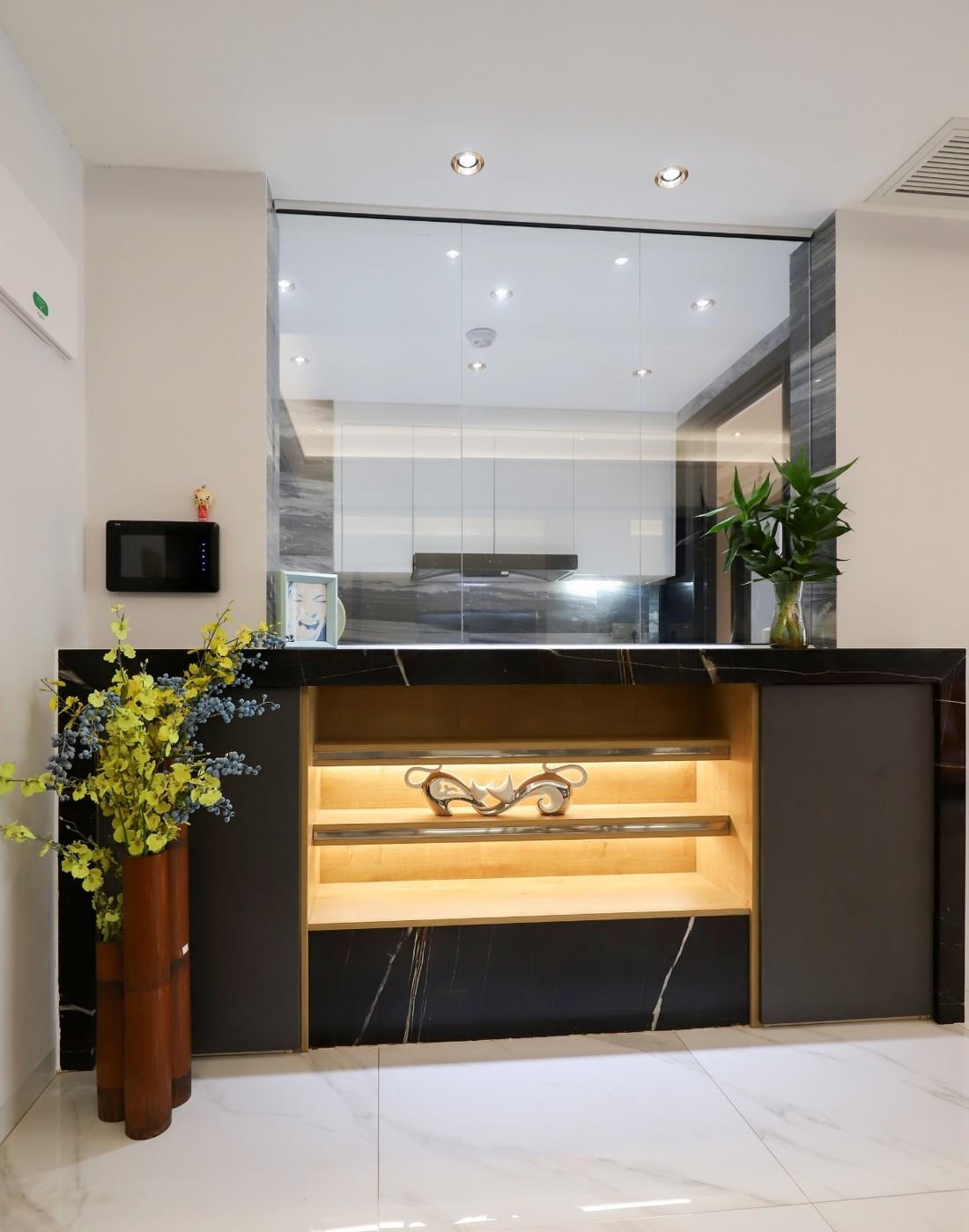 爆改传统 3 房,打造 41 平米大气客厅-4