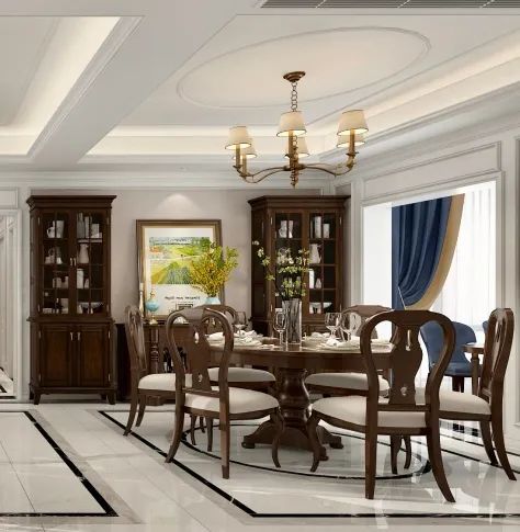 中海九号公馆 190㎡美式新作,古典情怀与自由生活完美融合-29