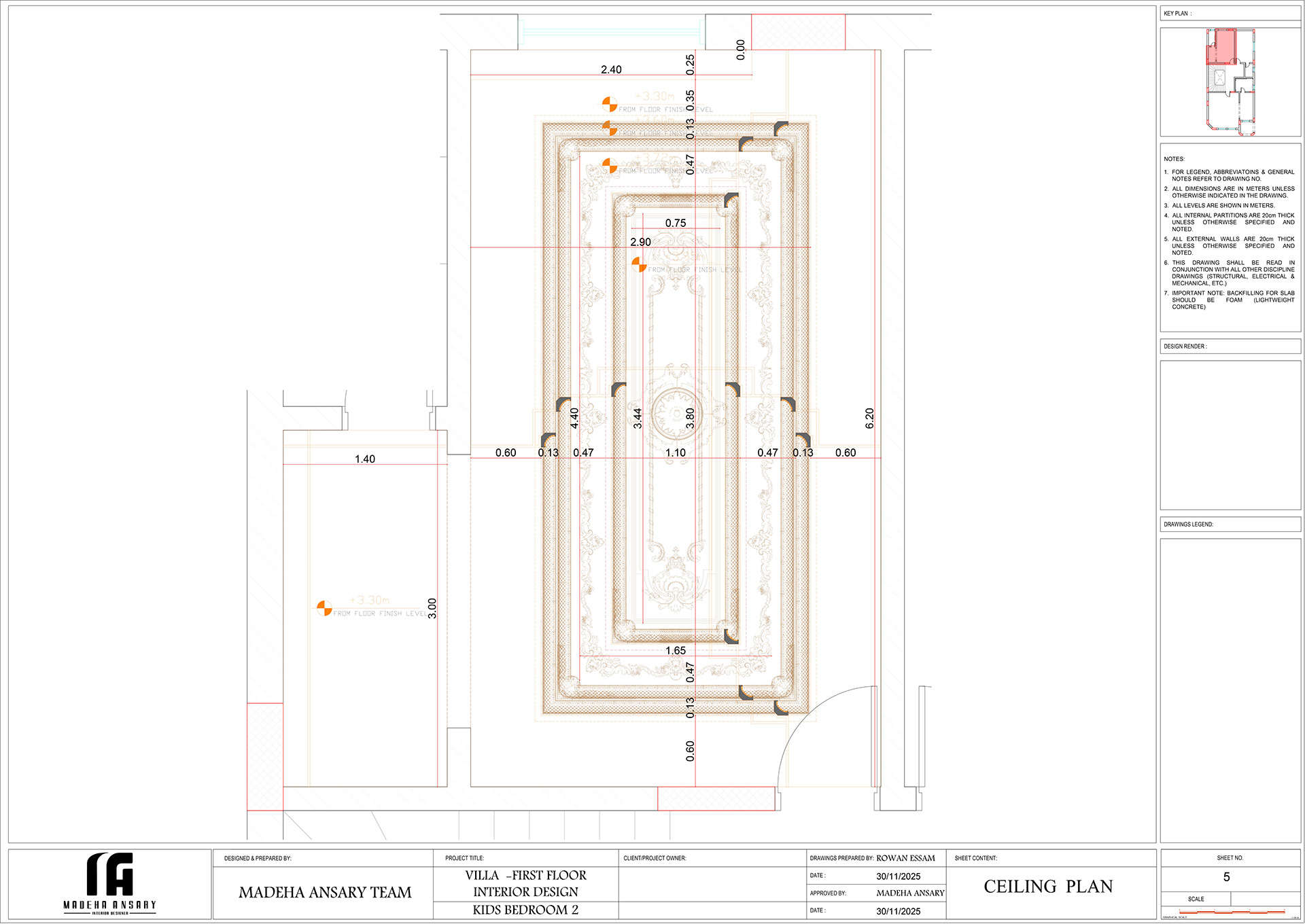 CLASSIC KIDS BEDROOM - DRAWINGS-3