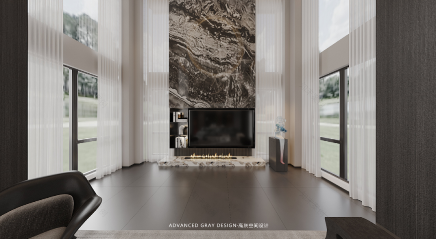高灰新作丨高灰别墅大宅设计-7