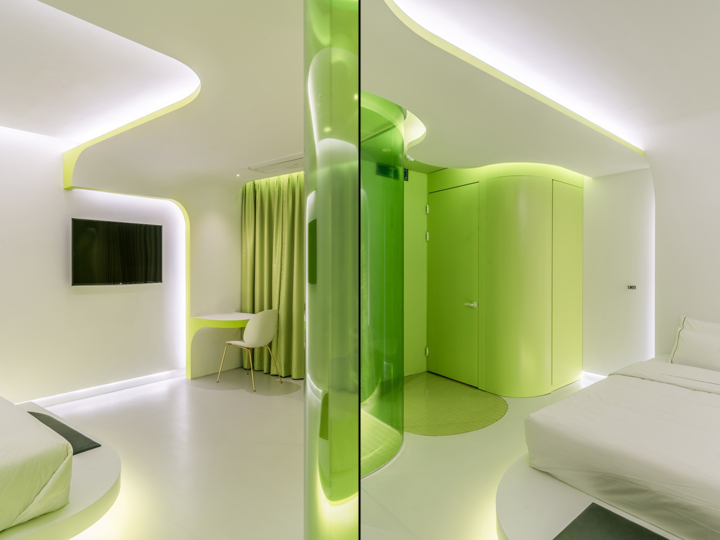首尔 Lime Flavor boutique 酒店套房——绿色泡泡的灵动空间-30