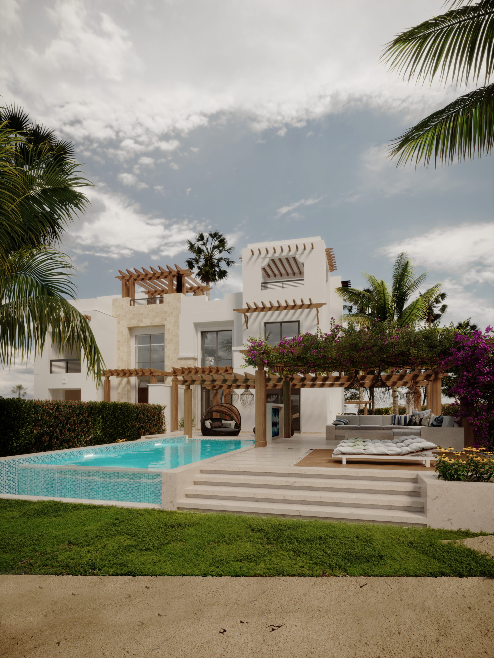 A Flawless Fusion of Design and Desert Beauty landscape-3