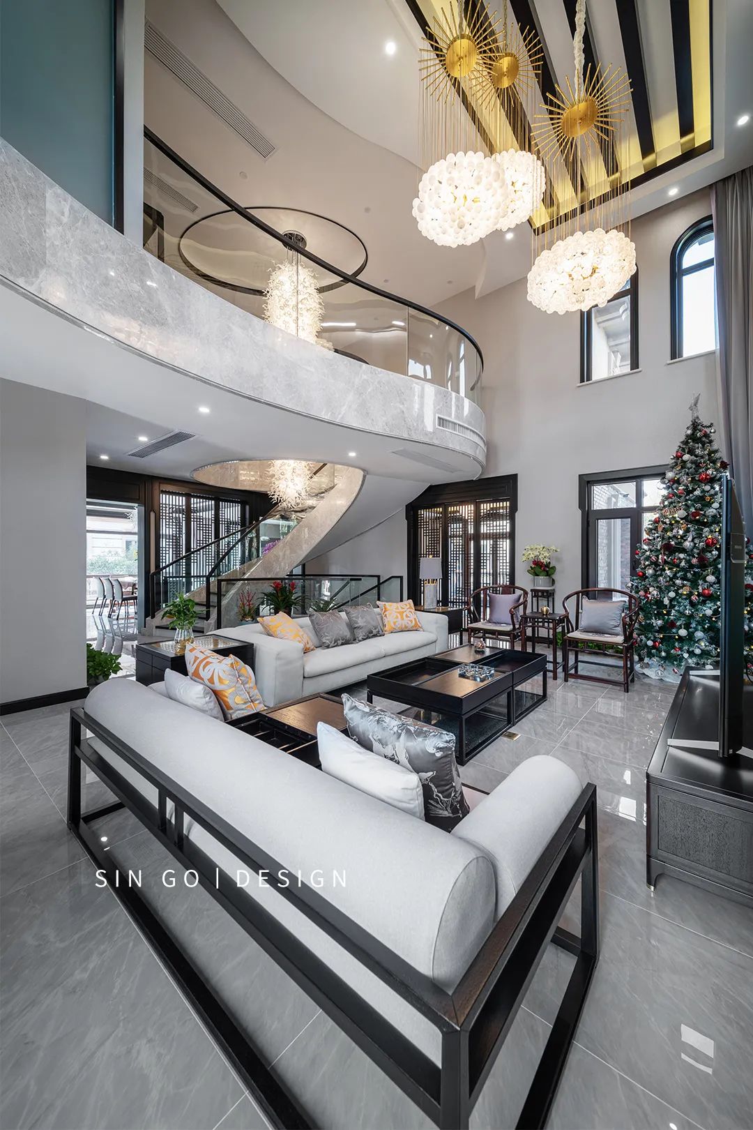 意式浪漫邂逅中式情怀 · 570㎡现代中式别墅设计丨中国上海丨武延玲-20