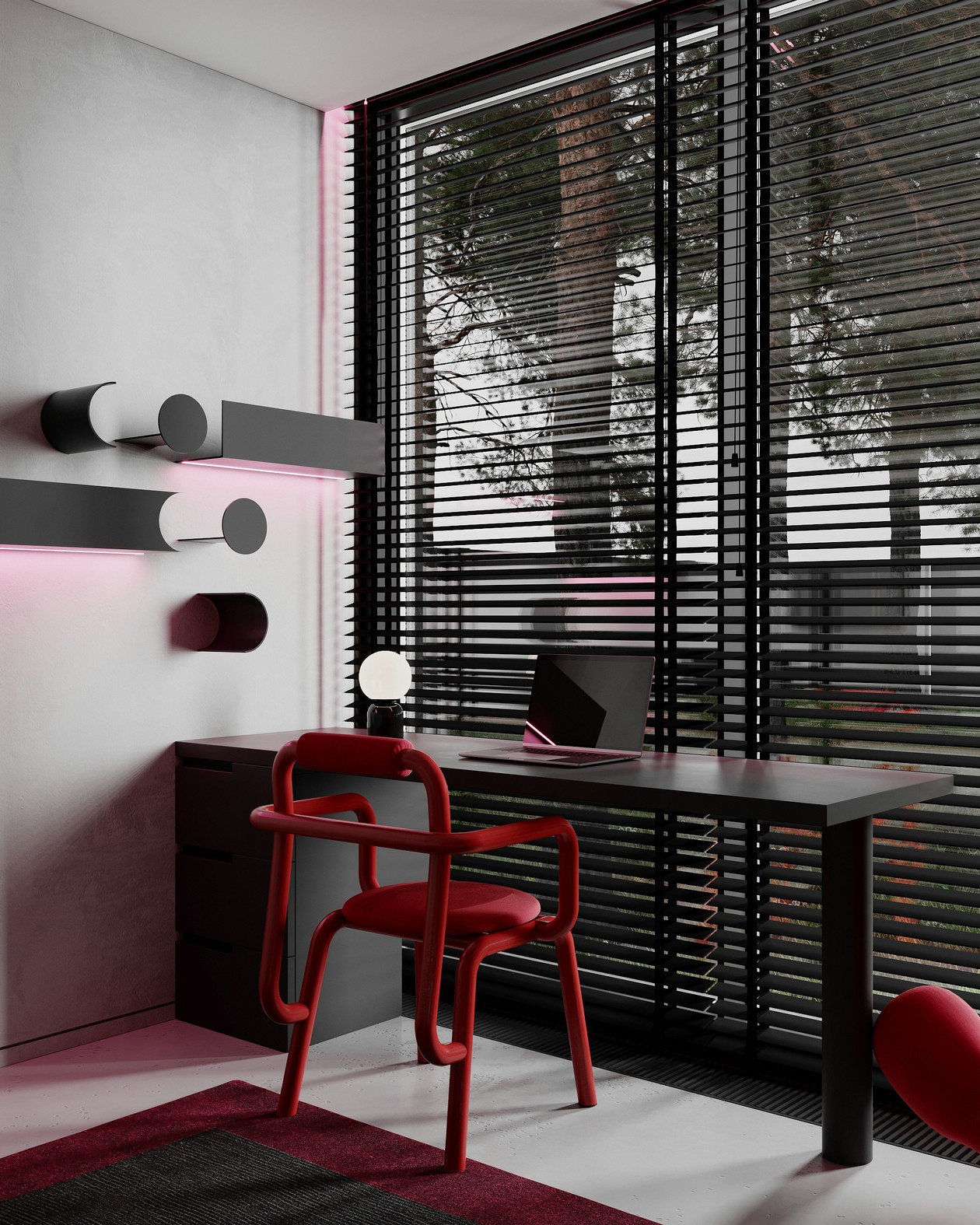 原木与灰色 打造出家居时尚美学-16