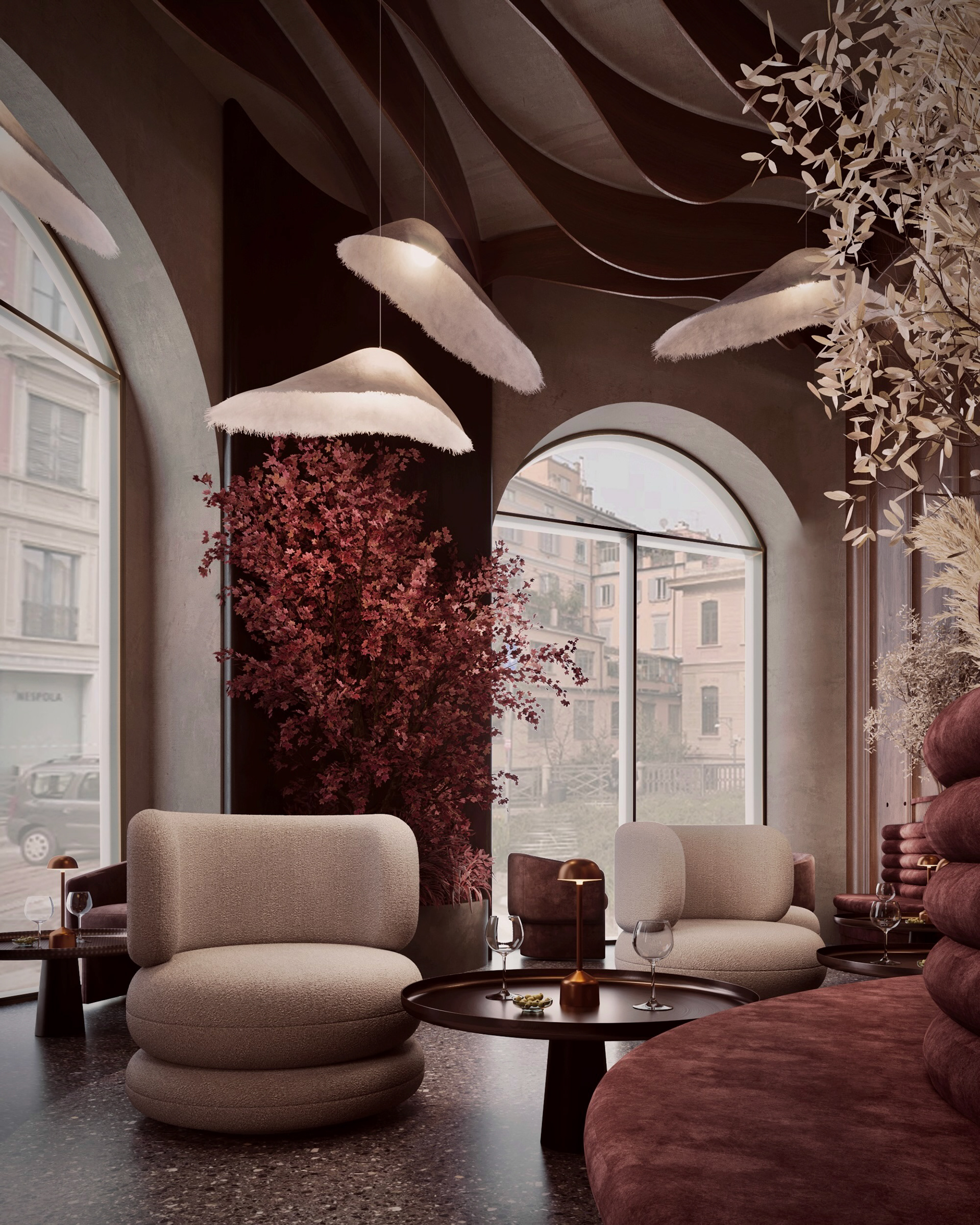 米兰多莫寿司店丨室内设计师Ashley Gadeova,Naos建筑公司-31