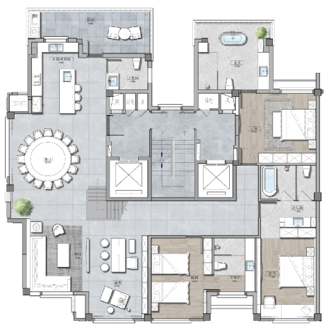 象山民宿、税务局大厅改造等——17 级室内设计优秀作品展示-62