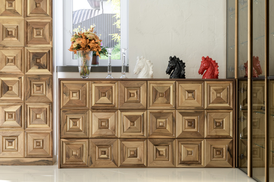 意大利经典墙板餐厅设计丨Lena Grytsenko-8