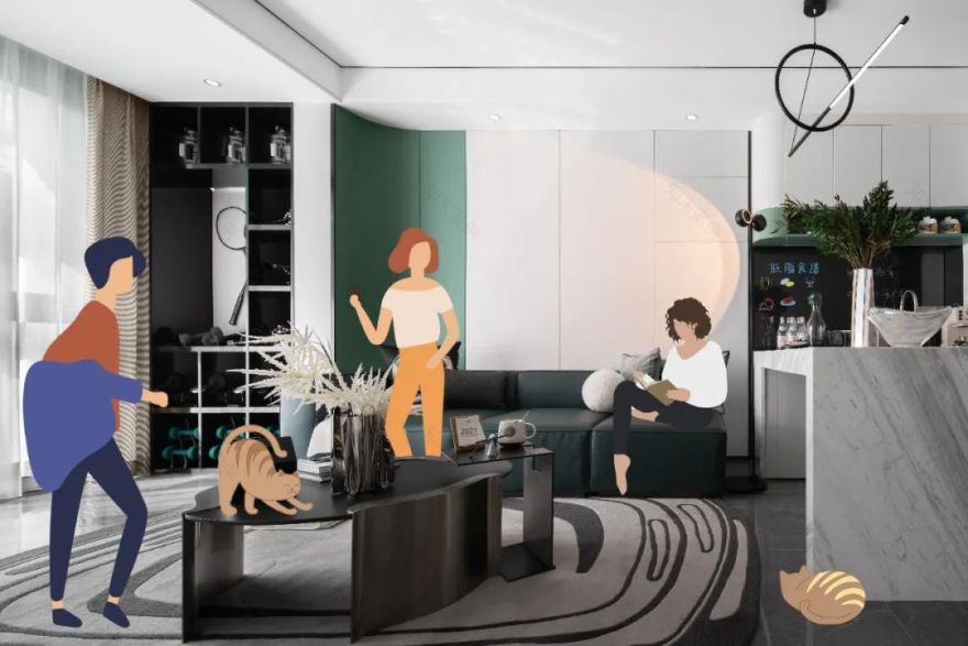 青春ing!国潮Lifestyl 之家—宜宾三江口样板房丨中国宜宾丨中衡卓创国际工程设计有限公司-43