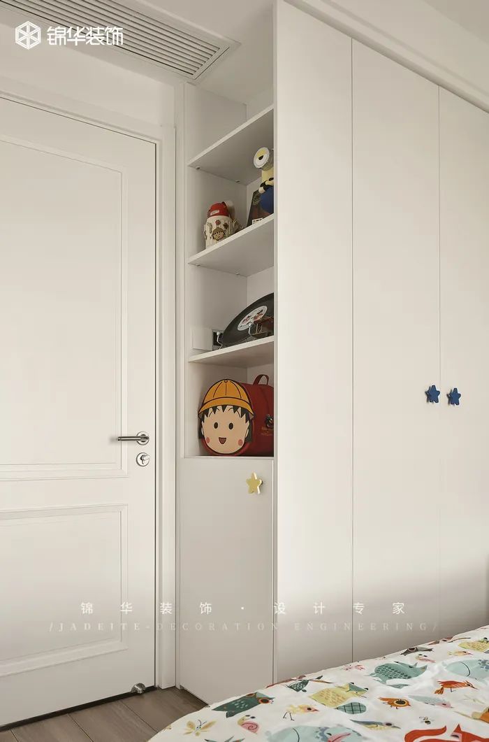 现代原木风家居设计丨锦华装饰-51