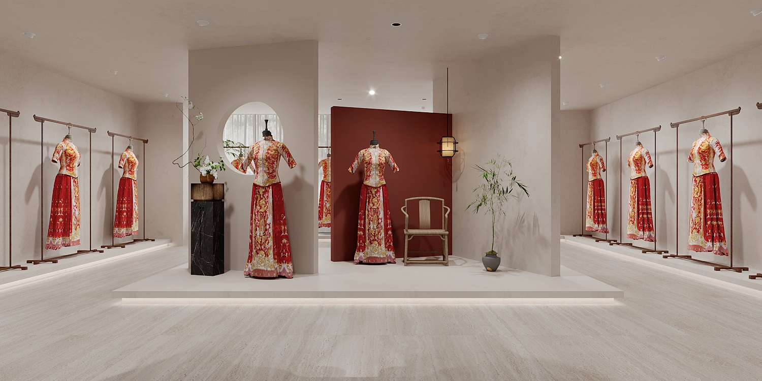 轻奢风格设计的礼服馆-10