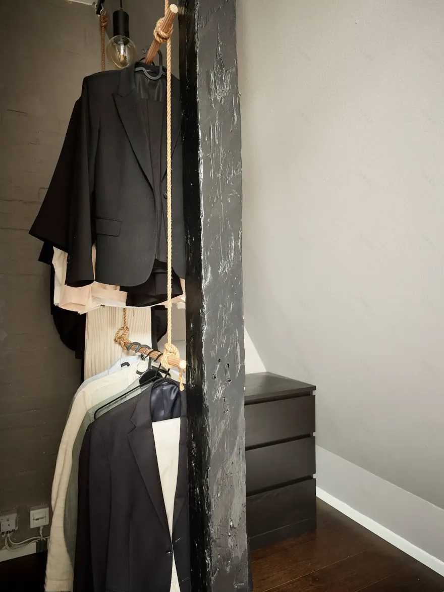 瑞典 1907 年老建筑的现代改造 | 巧妙利用梁柱的 42m2 公寓-17