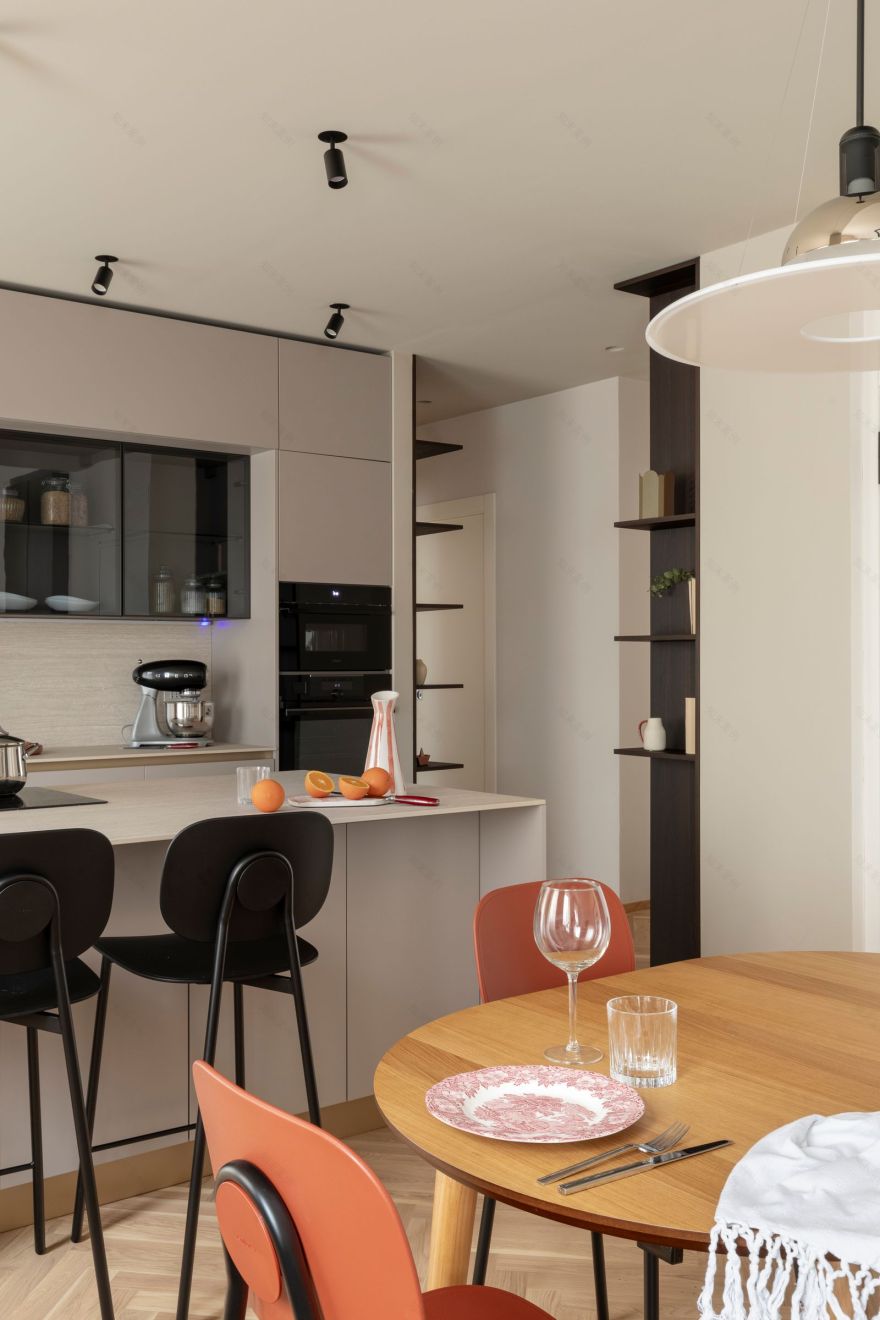 米兰90平Japandi风格公寓改造丨意大利米兰丨建筑师Rossella Corica-24