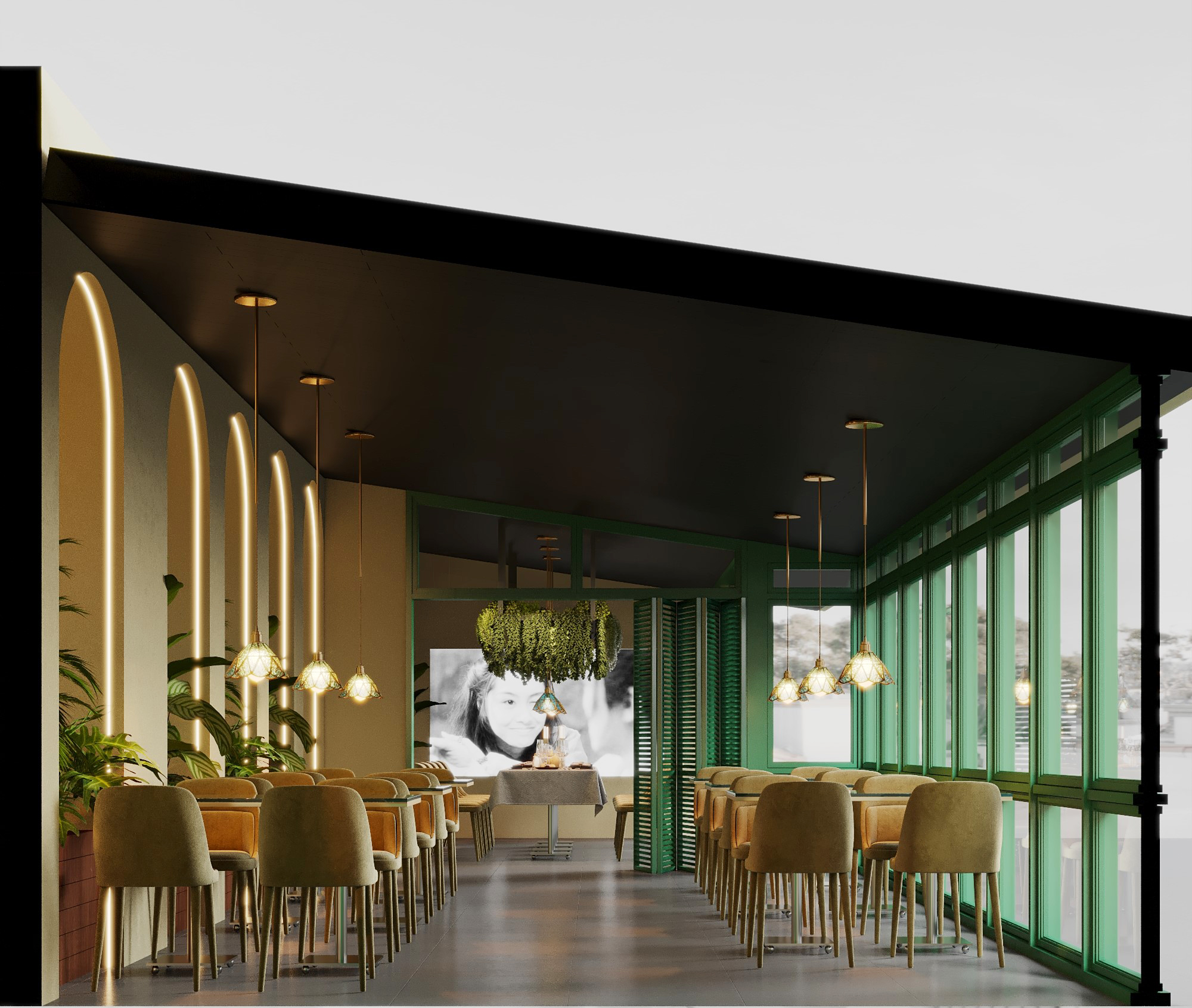 丹麦清吧餐厅项目设计表现-1