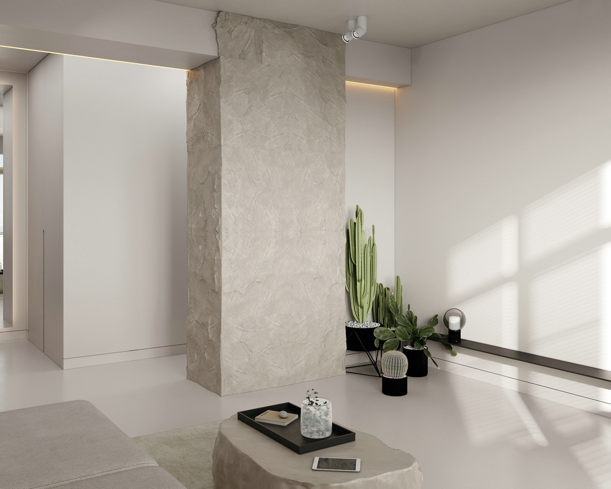 浅色系公寓设计 简单设计就很有格调-3