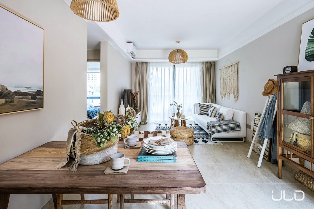 海南三亚万科湖畔三期样板房B户型  ULD家居设计-2