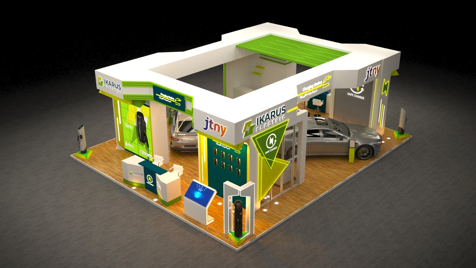 IKARUS & jtny booth-1