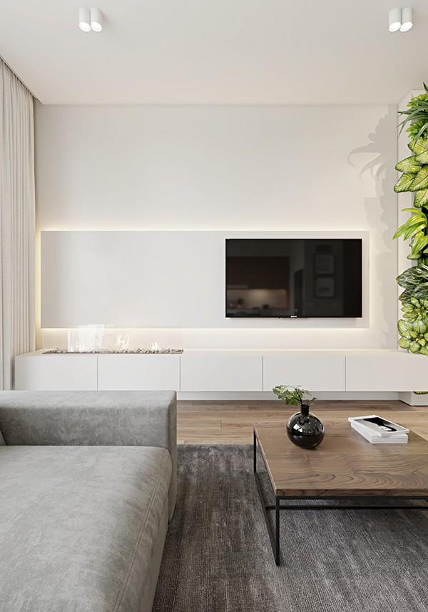 乌克兰104㎡现代简约风公寓设计-3