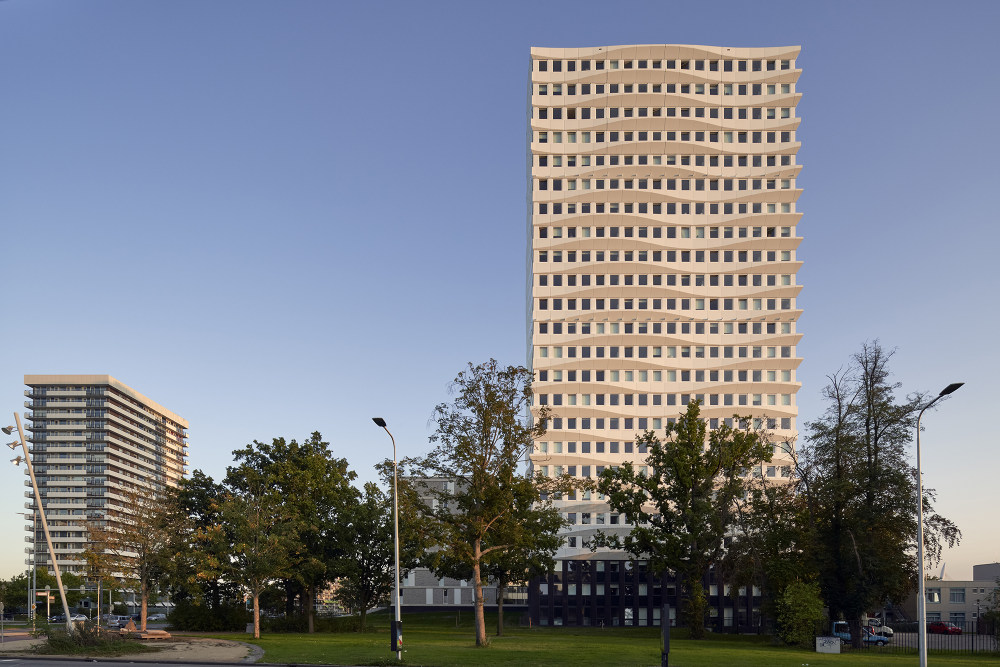 荷兰 Utrecht 市的“Rock 学生公寓大楼”-13