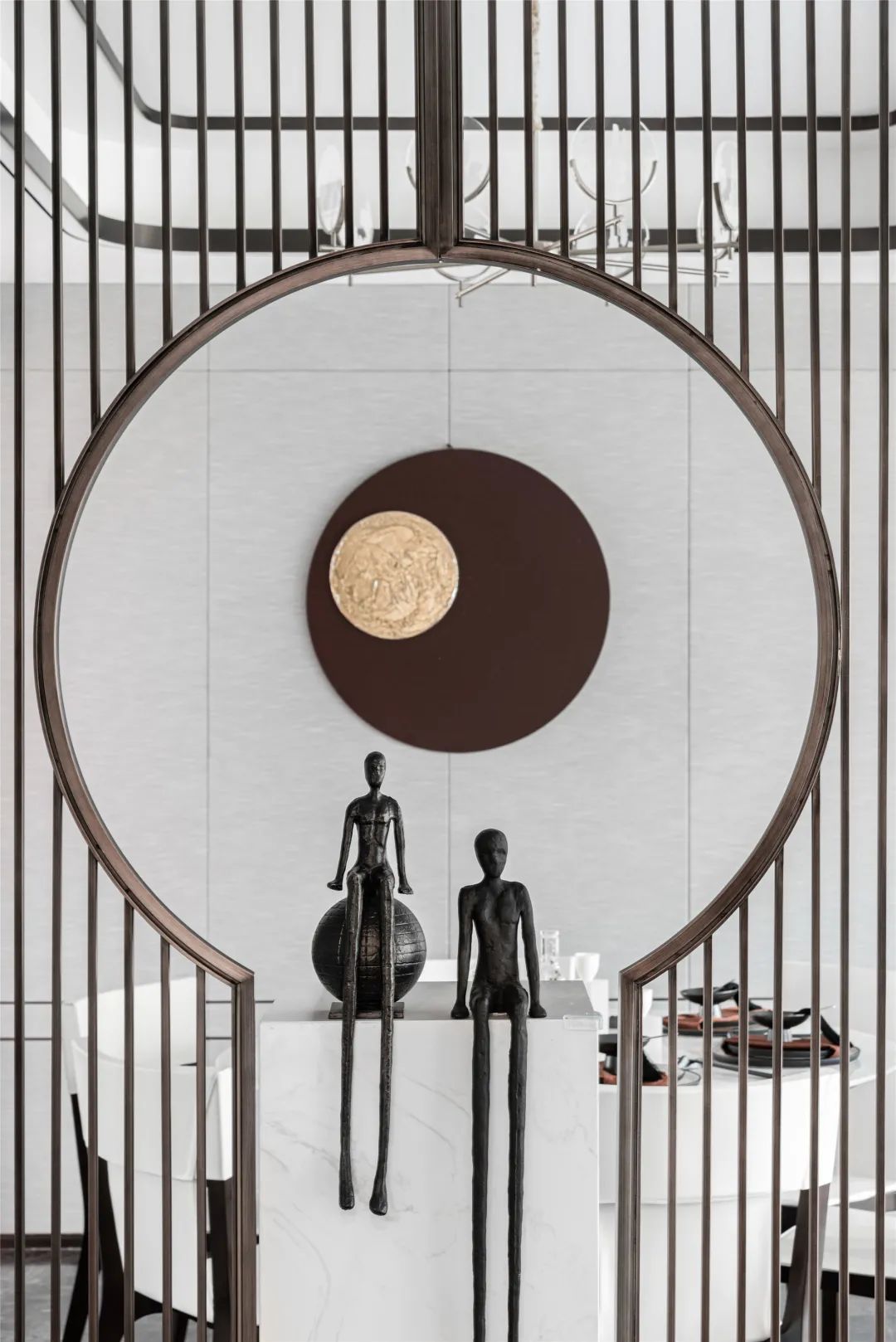 泽京铂宸现代中式样板间丨中国河南丨品辰装饰工程设计有限公司-14