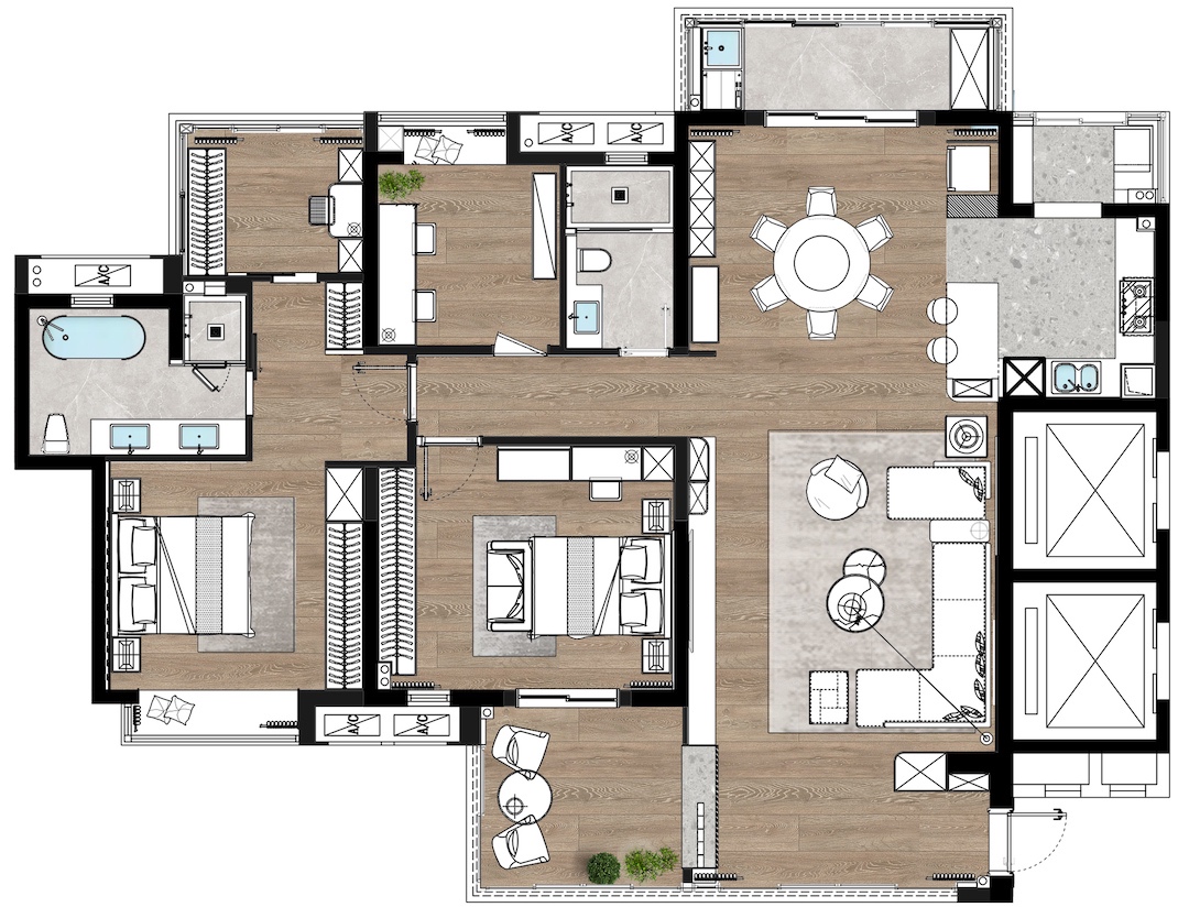 洄游于空间的艺术丨杜弗设计-35