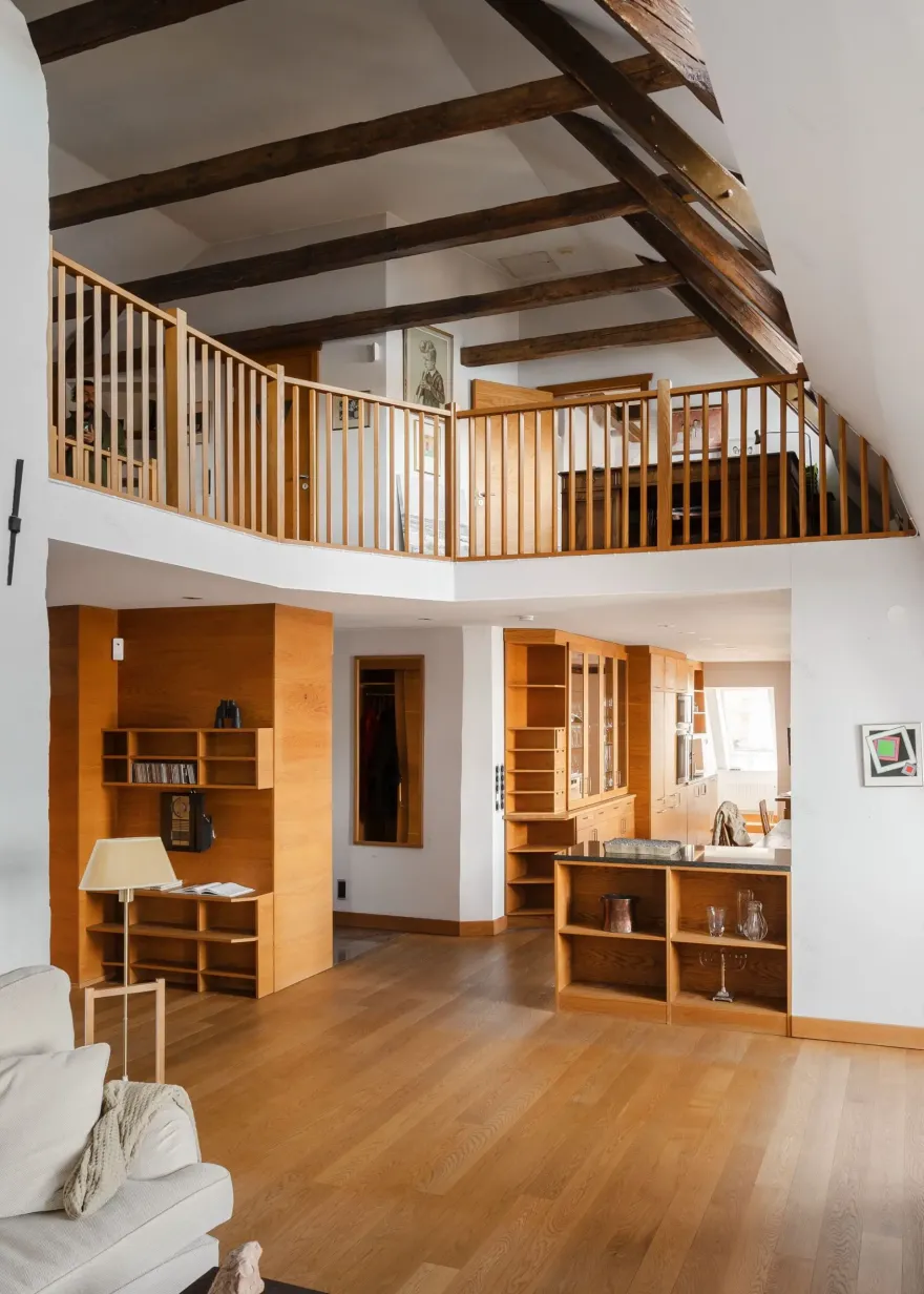 梦幻之居 | 瑞典斯德哥尔摩艺术装饰风格复式公寓-9