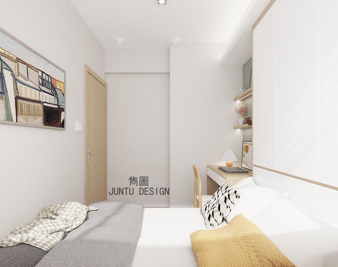 广州南沙碧珑湾 115m²日式原木风家居设计丨中国广州-50