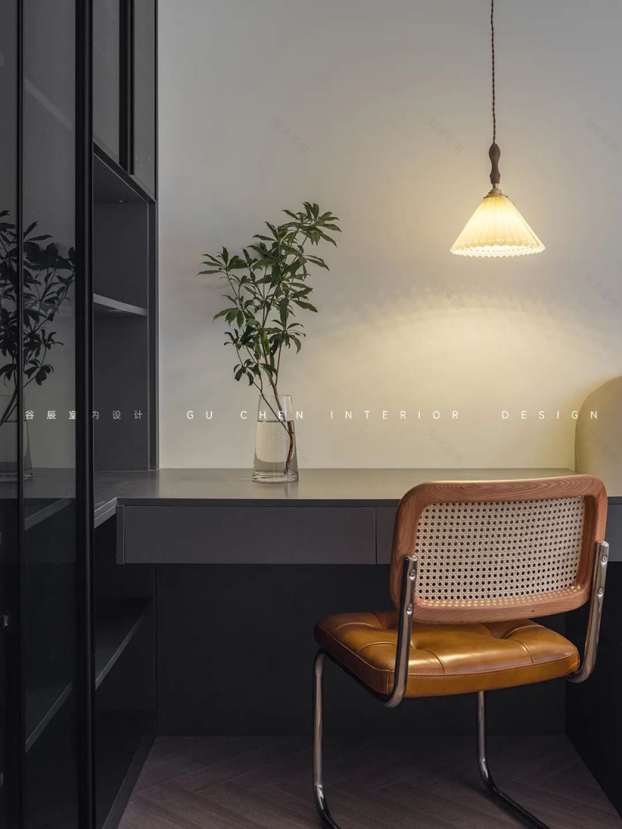 GUCHEN DESIGN | 独居女生的温柔复古家,谁信只有55㎡!-44