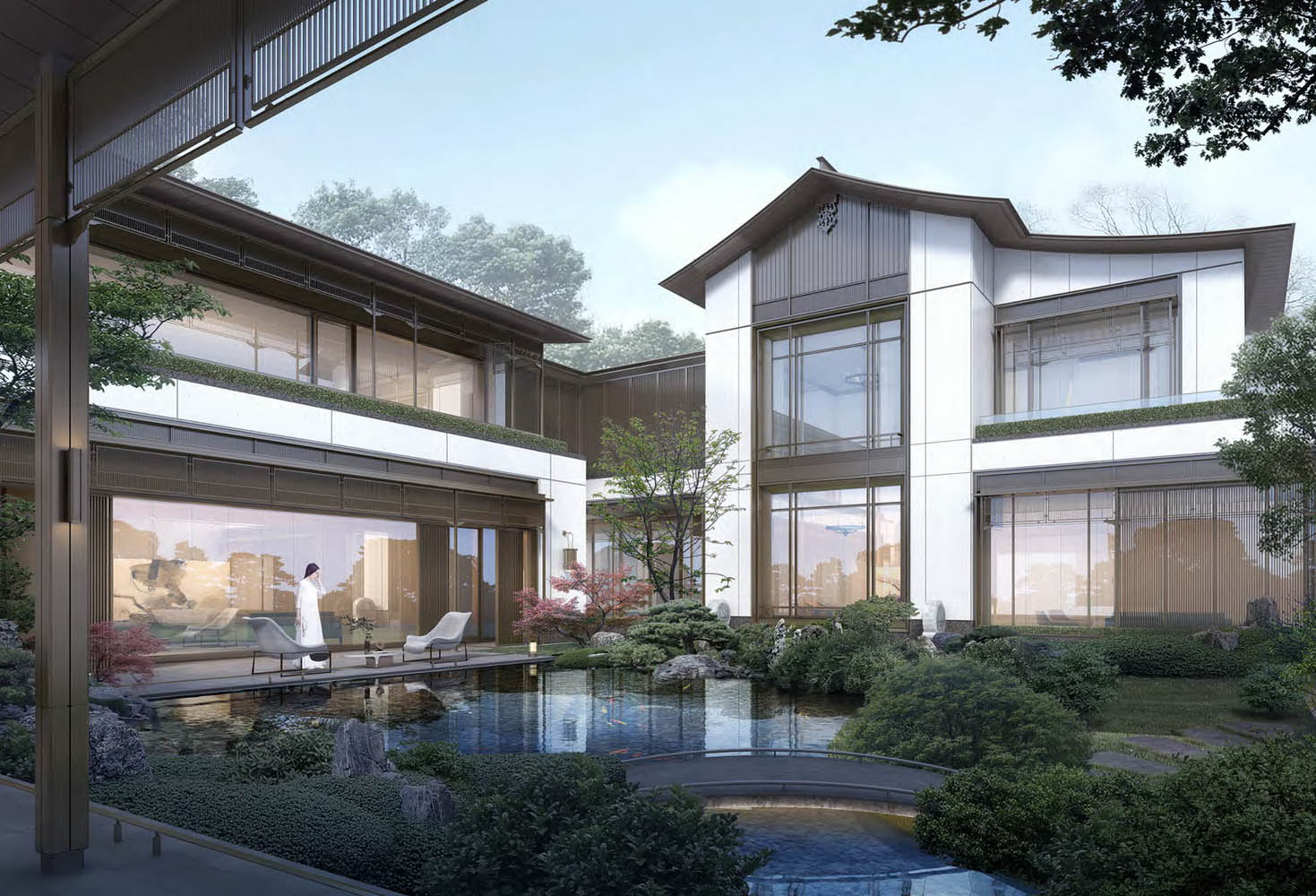 上海临港长兴科技园南区厂房+会馆+宿舍SU模型-3