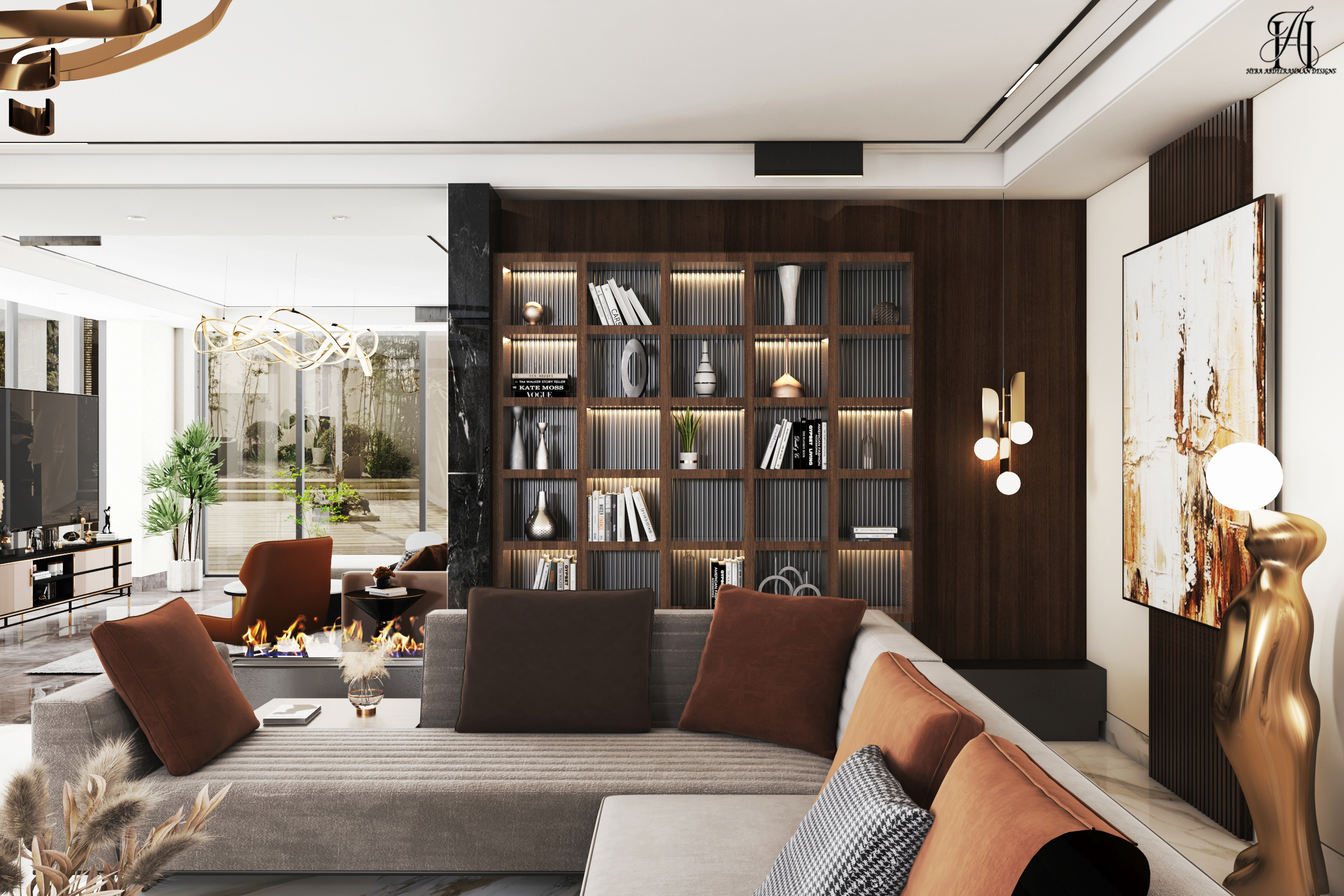 别墅一层丨埃及亚历山大丨dahab design-8