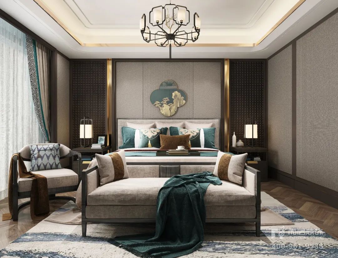 尚层装饰 | 新中式风格演绎“青出于蓝而胜于蓝”-37