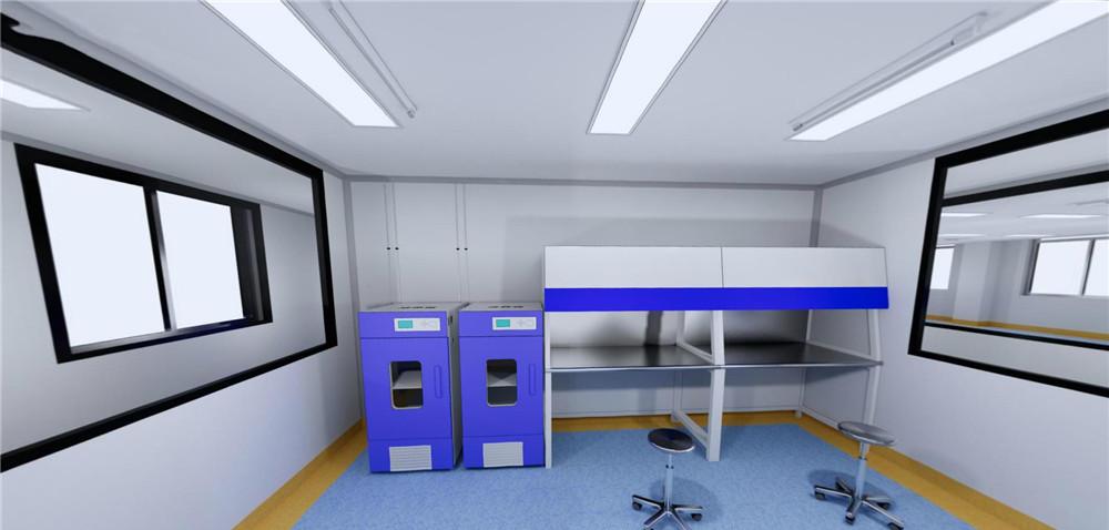 PCR实验室设计360全景效果图-30
