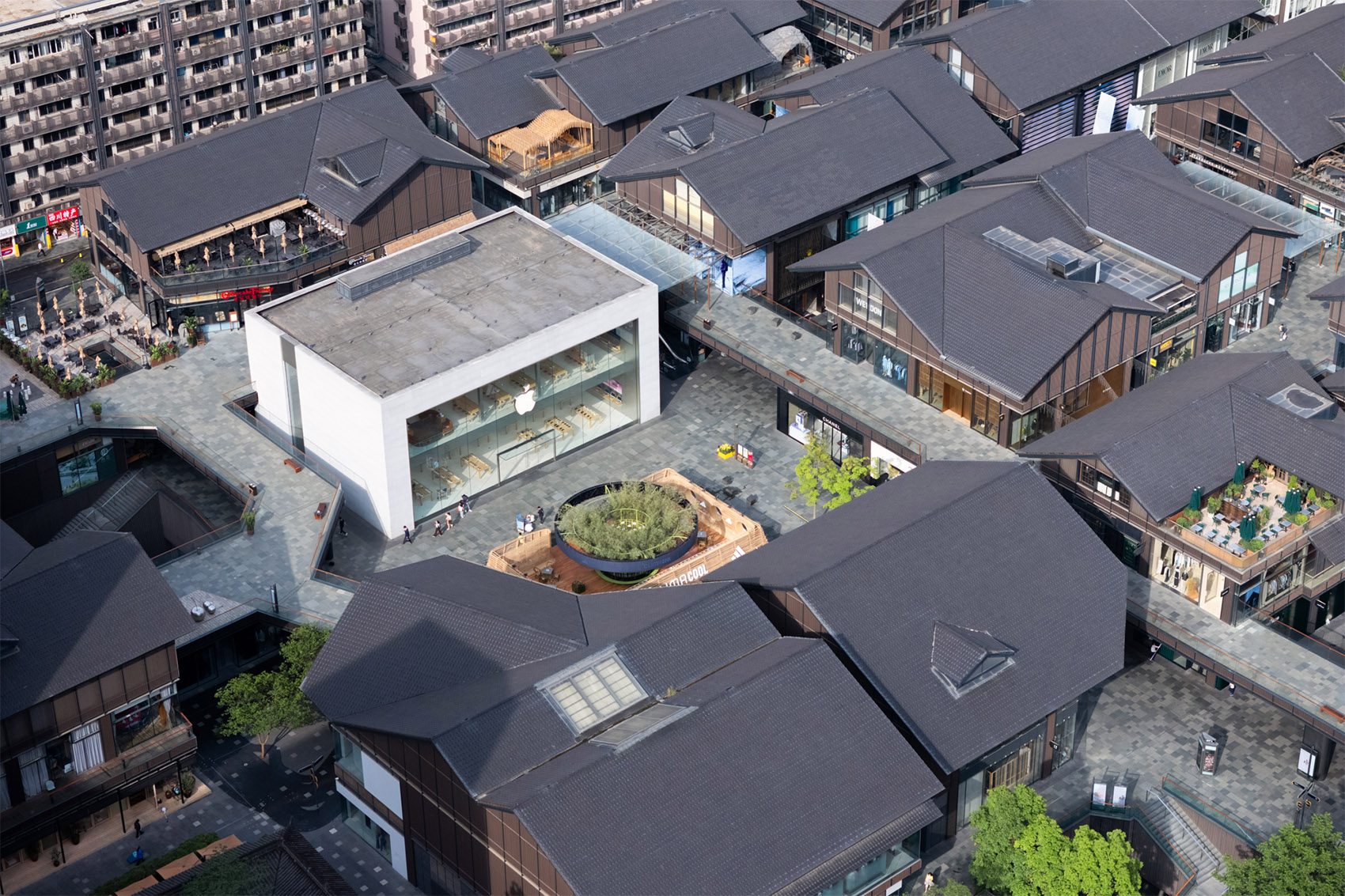 成都太古里东广场阿迪达斯清风茶馆丨中国成都丨line+建筑事务所-141