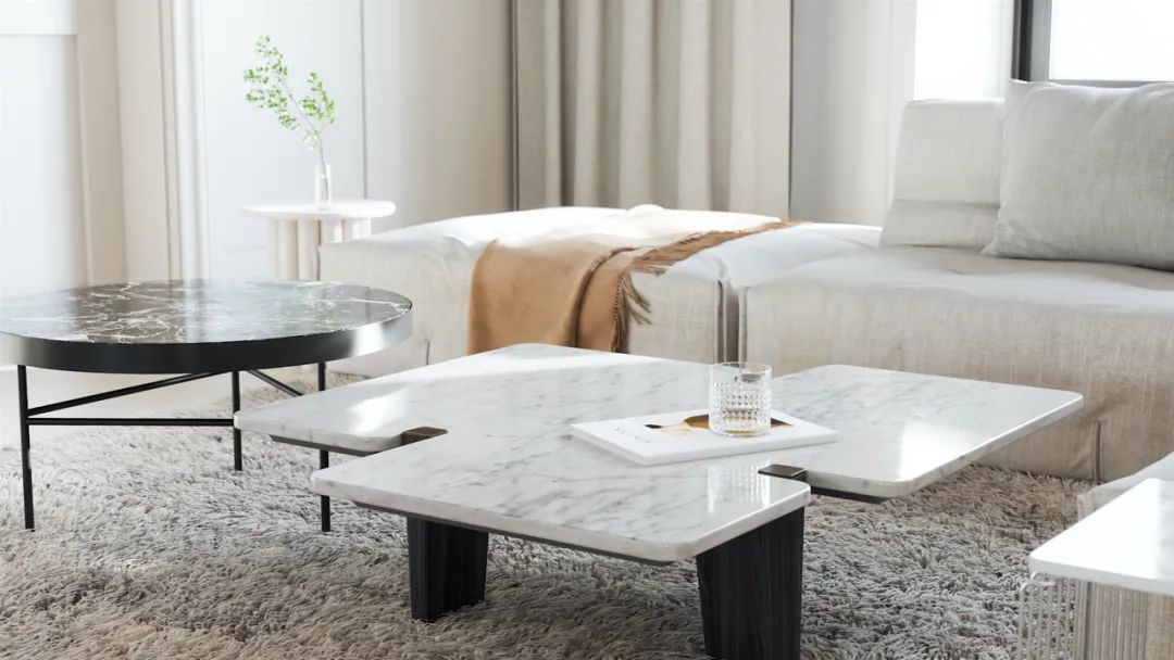 成都 261㎡极简白住宅,绿植点缀的生命力-9